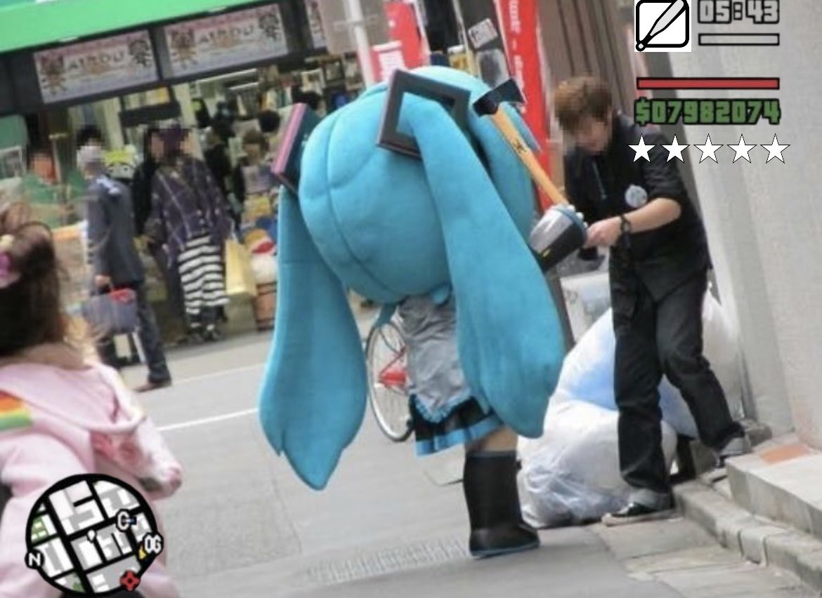 Hatsune Miku is a menace to society